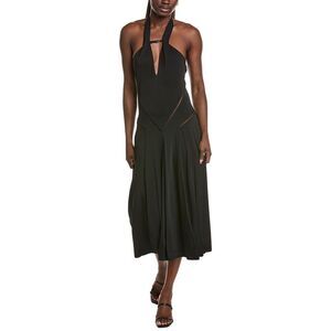 Paris Georgia Womens  Ken Midi Dress, Black